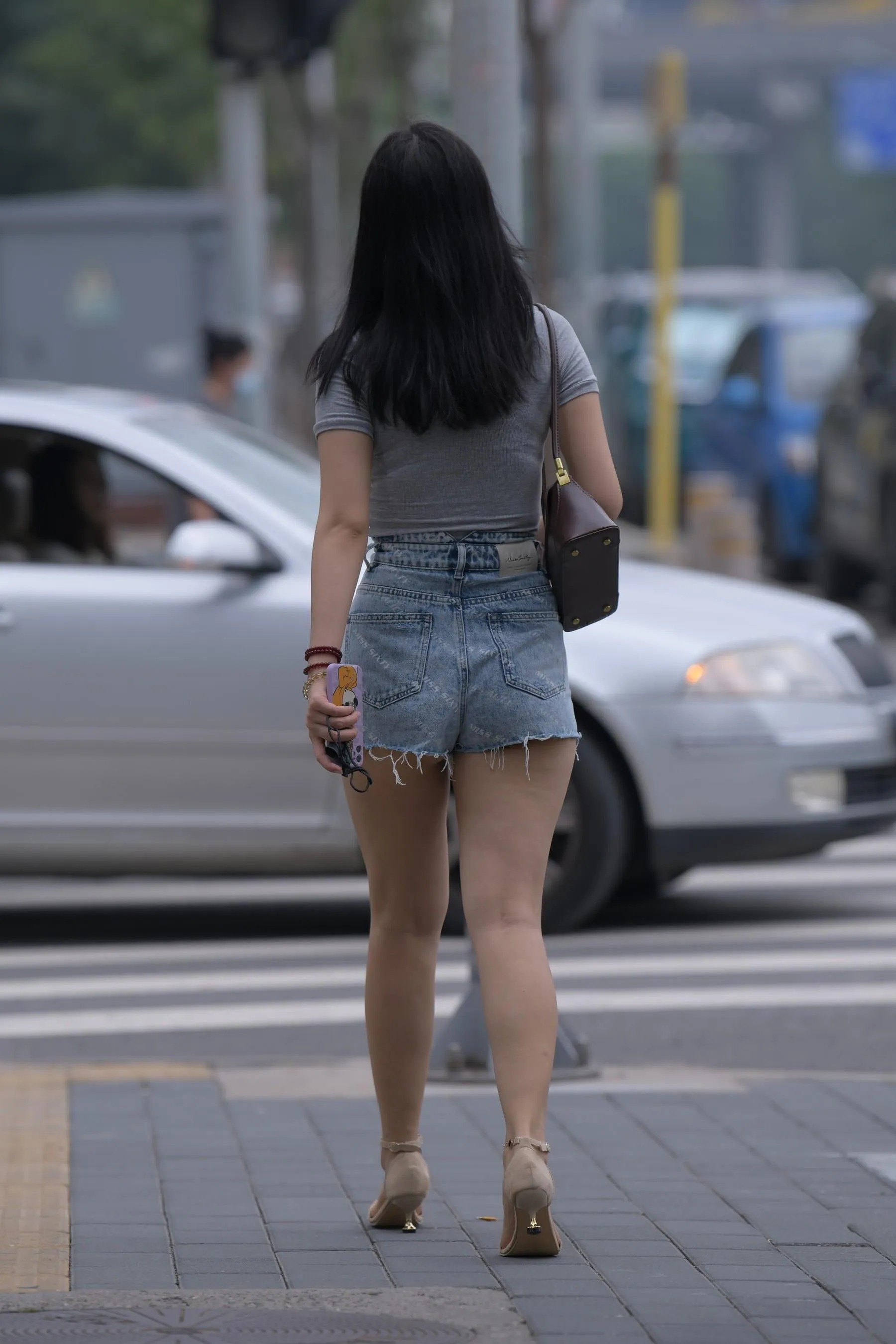 魔镜街拍 NO.169 一只麋鹿摄影-牛仔短裙美女 [235P]插图9